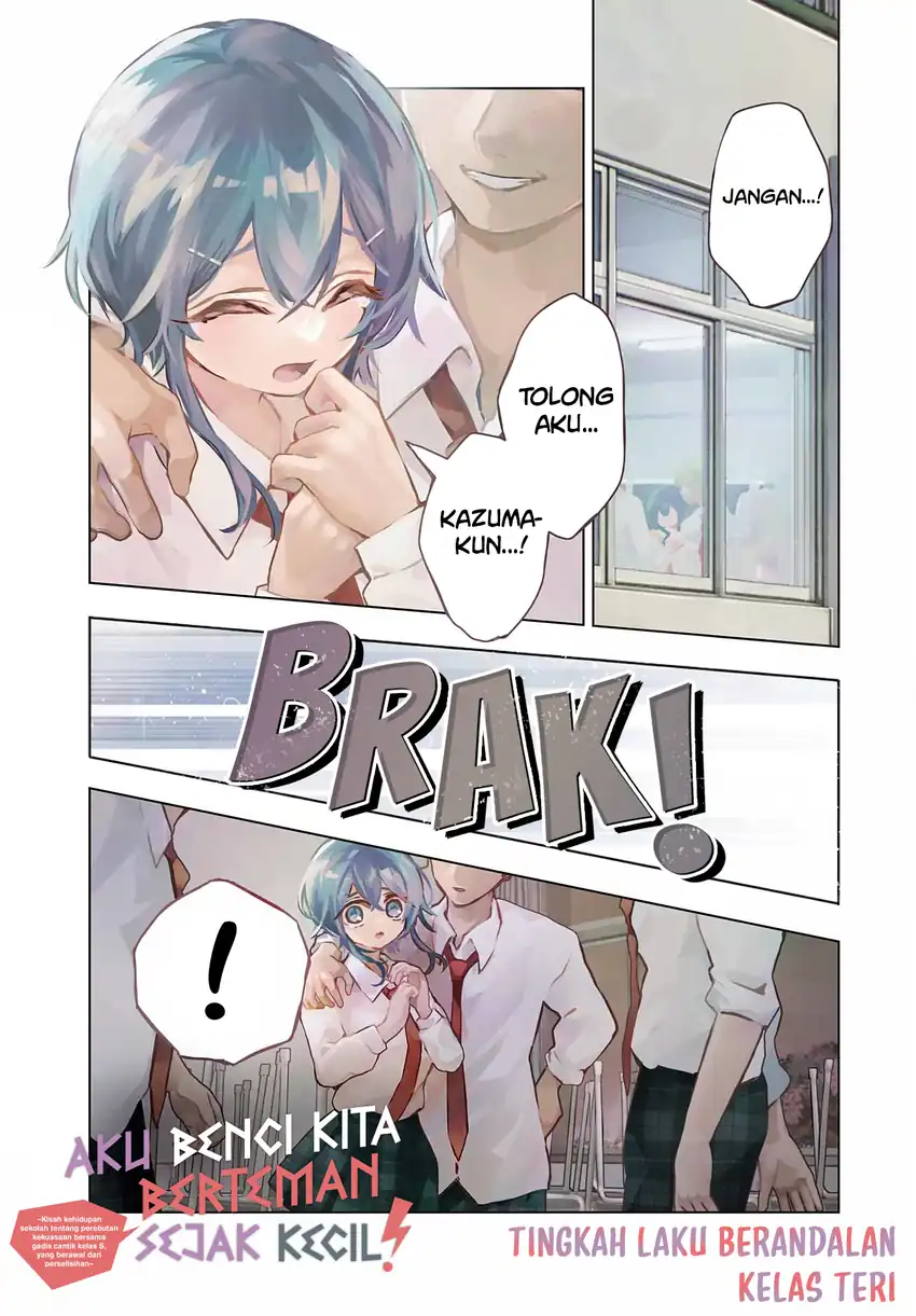 Komik Anta to Osananajimitte dake demo Iyananoni! ~Zekkou kara Hajimaru S-kyuu Bishoujo to no Gakuen Nariagari Seikatsu~ Chapter 13 gambar 1