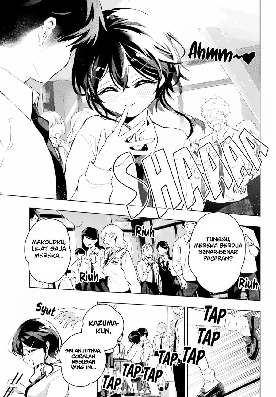 Anta to Osananajimitte dake demo Iyananoni! ~Zekkou kara Hajimaru S-kyuu Bishoujo to no Gakuen Nariagari Seikatsu~ Chapter 14 - Halaman 17