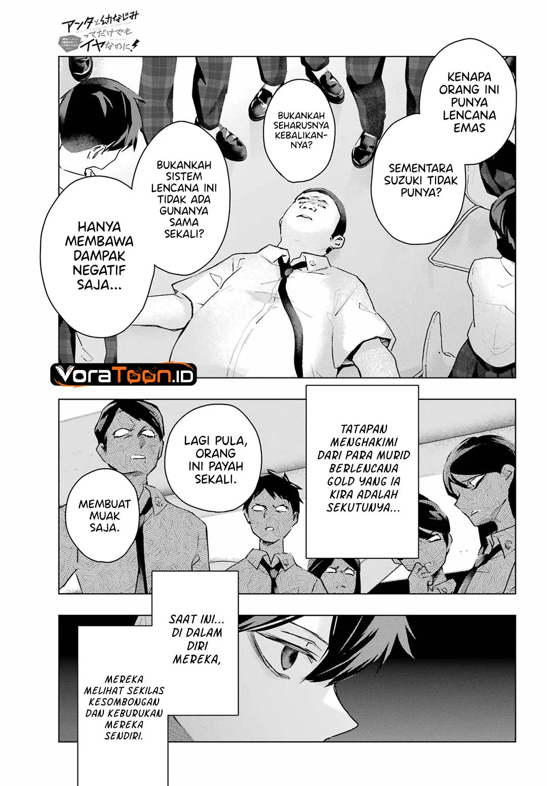 Anta to Osananajimitte dake demo Iyananoni! ~Zekkou kara Hajimaru S-kyuu Bishoujo to no Gakuen Nariagari Seikatsu~ Chapter 16 - Halaman 22
