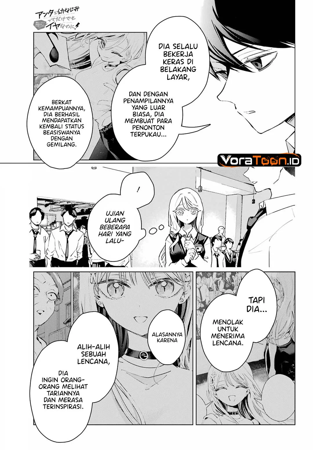 Anta to Osananajimitte dake demo Iyananoni! ~Zekkou kara Hajimaru S-kyuu Bishoujo to no Gakuen Nariagari Seikatsu~ Chapter 16 - Halaman 24