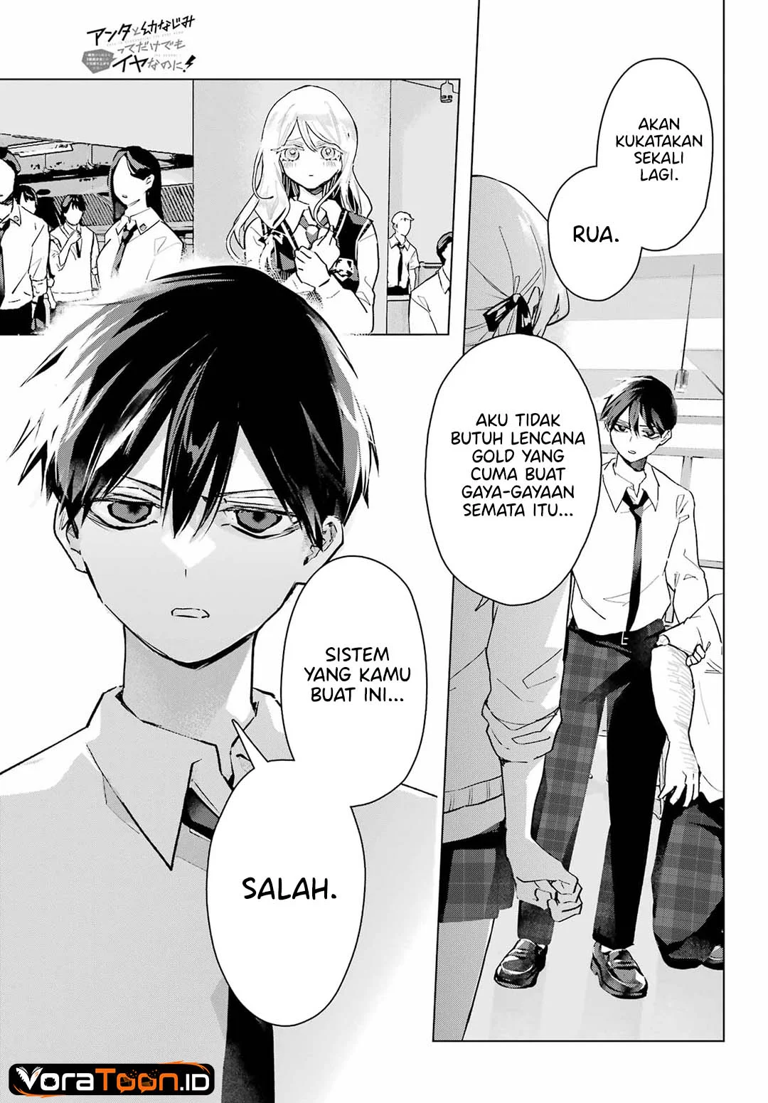 Anta to Osananajimitte dake demo Iyananoni! ~Zekkou kara Hajimaru S-kyuu Bishoujo to no Gakuen Nariagari Seikatsu~ Chapter 16 - Halaman 30