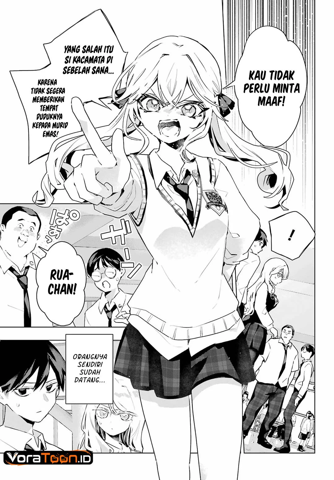 Anta to Osananajimitte dake demo Iyananoni! ~Zekkou kara Hajimaru S-kyuu Bishoujo to no Gakuen Nariagari Seikatsu~ Chapter 16 - Halaman 8