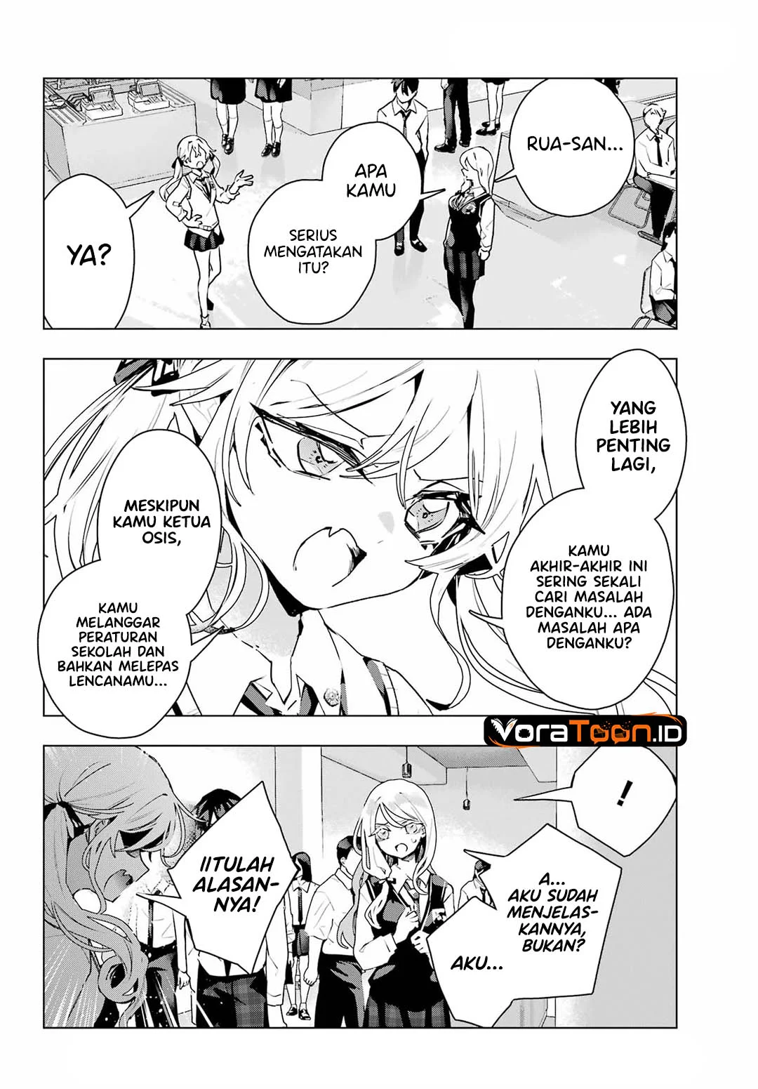 Anta to Osananajimitte dake demo Iyananoni! ~Zekkou kara Hajimaru S-kyuu Bishoujo to no Gakuen Nariagari Seikatsu~ Chapter 16 - Halaman 9