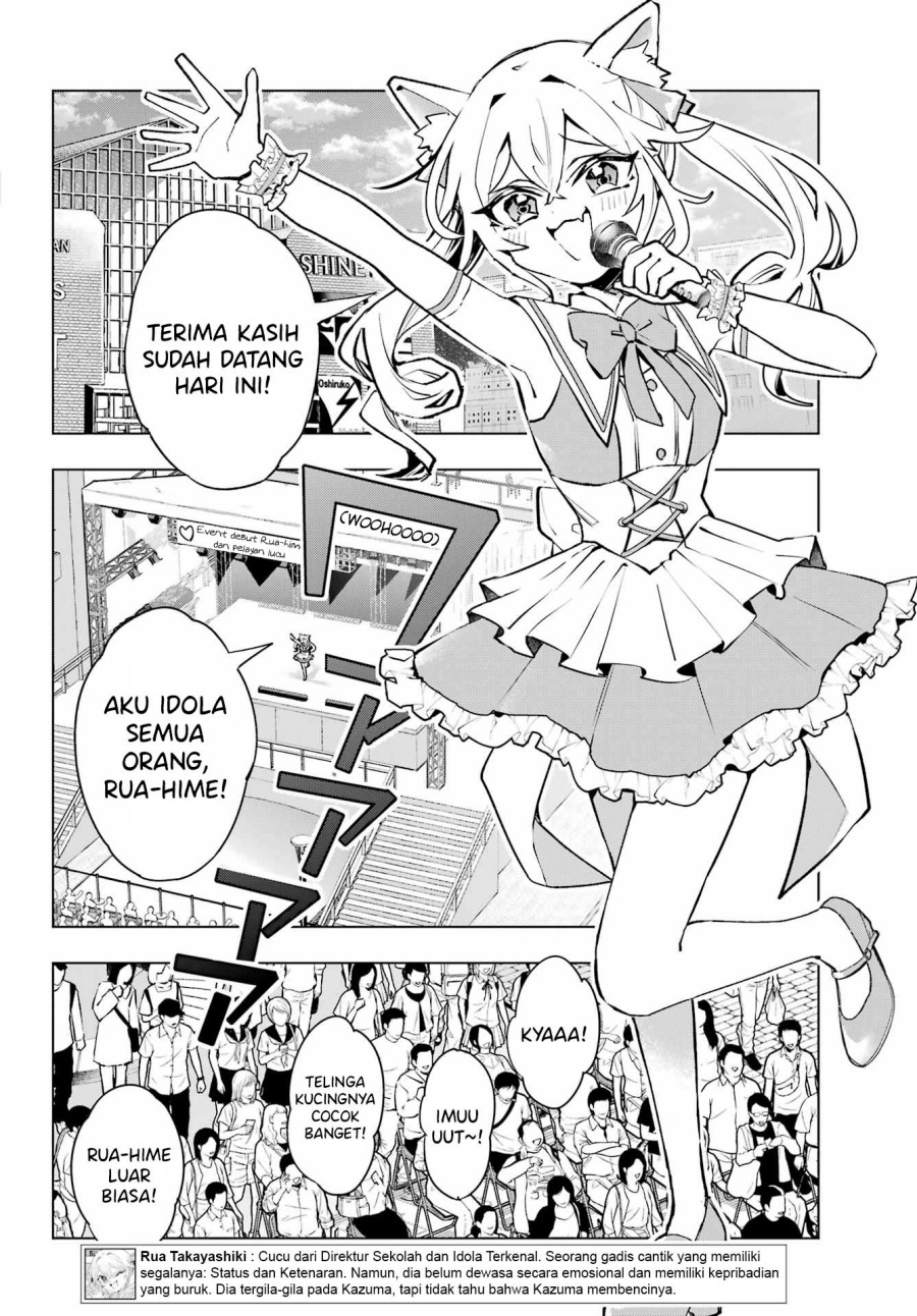 Anta to Osananajimitte dake demo Iyananoni! ~Zekkou kara Hajimaru S-kyuu Bishoujo to no Gakuen Nariagari Seikatsu~ Chapter 4 - Halaman 3