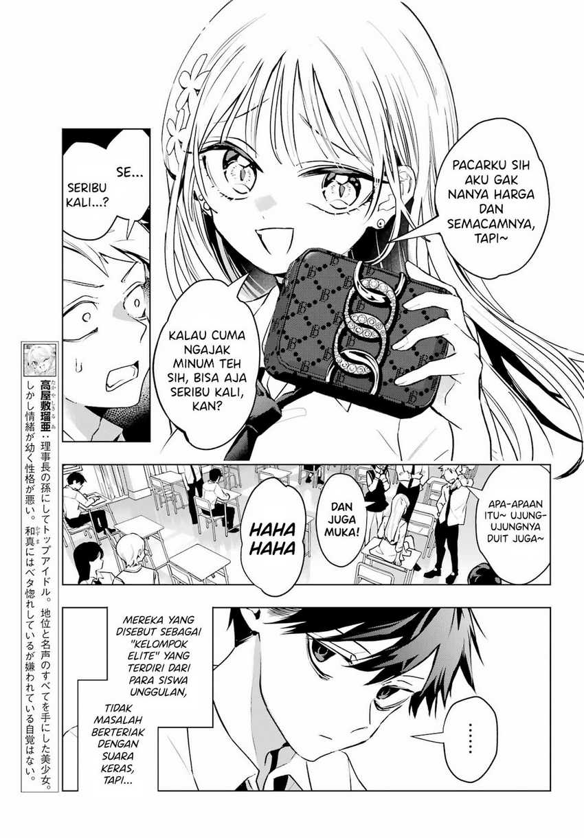 Anta to Osananajimitte dake demo Iyananoni! ~Zekkou kara Hajimaru S-kyuu Bishoujo to no Gakuen Nariagari Seikatsu~ Chapter 5 - Halaman 9
