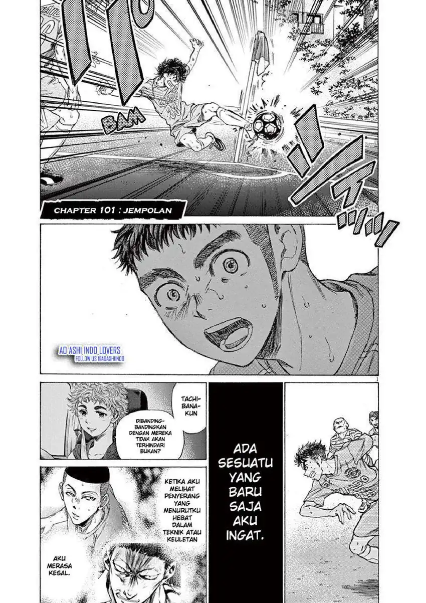 Komik Ao Ashi Chapter 101 gambar 1
