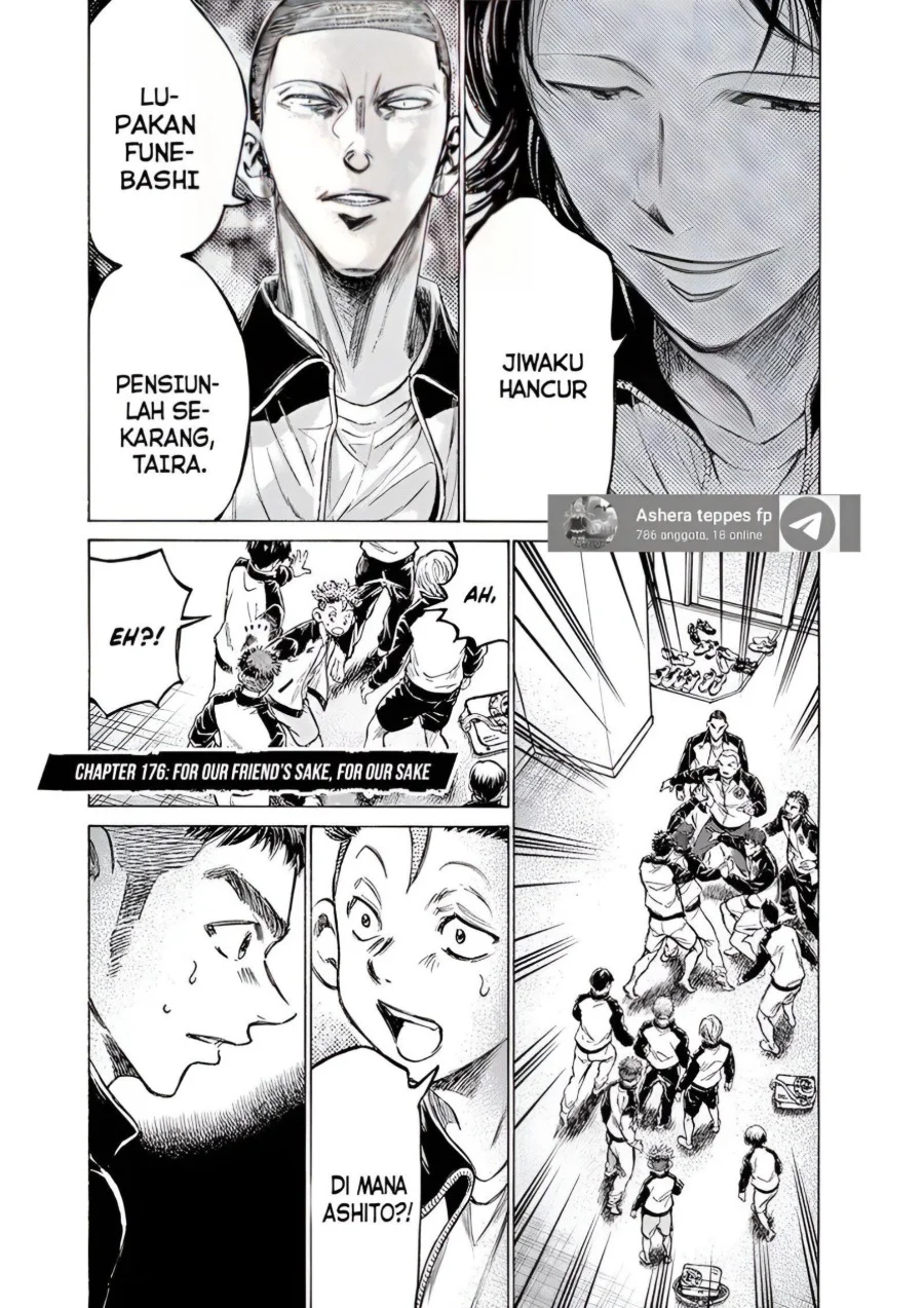 Komik Ao Ashi Chapter 176 gambar 1
