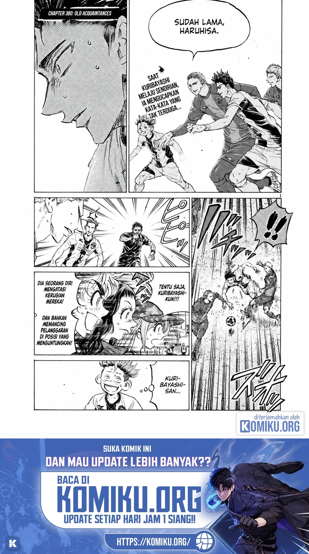 Komik Ao Ashi Chapter 380 gambar 1