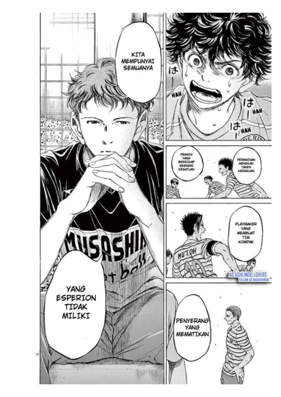 Ao Ashi Chapter 97 - Halaman 18