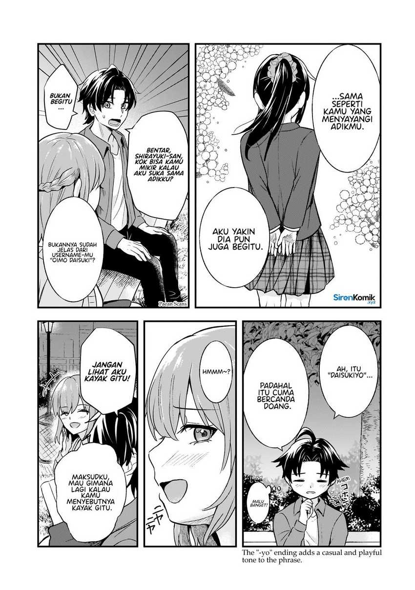 Aorikei Game Haishinsha (20-sai), Haishin no Kiri Wasure ni Yori Ii Hito Bare Suru. Chapter 5 - Halaman 31