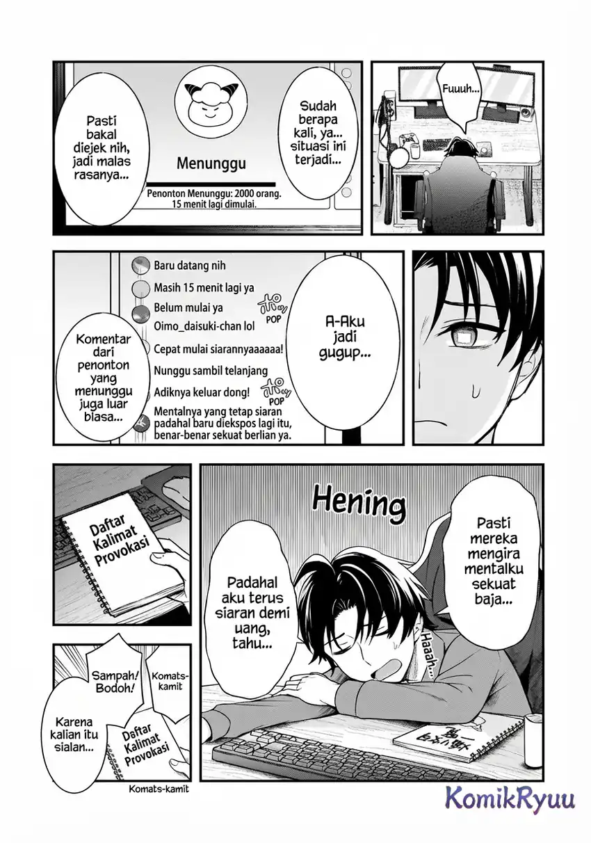 Aorikei Game Haishinsha (20-sai), Haishin no Kiri Wasure ni Yori Ii Hito Bare Suru. Chapter 6 - Halaman 15