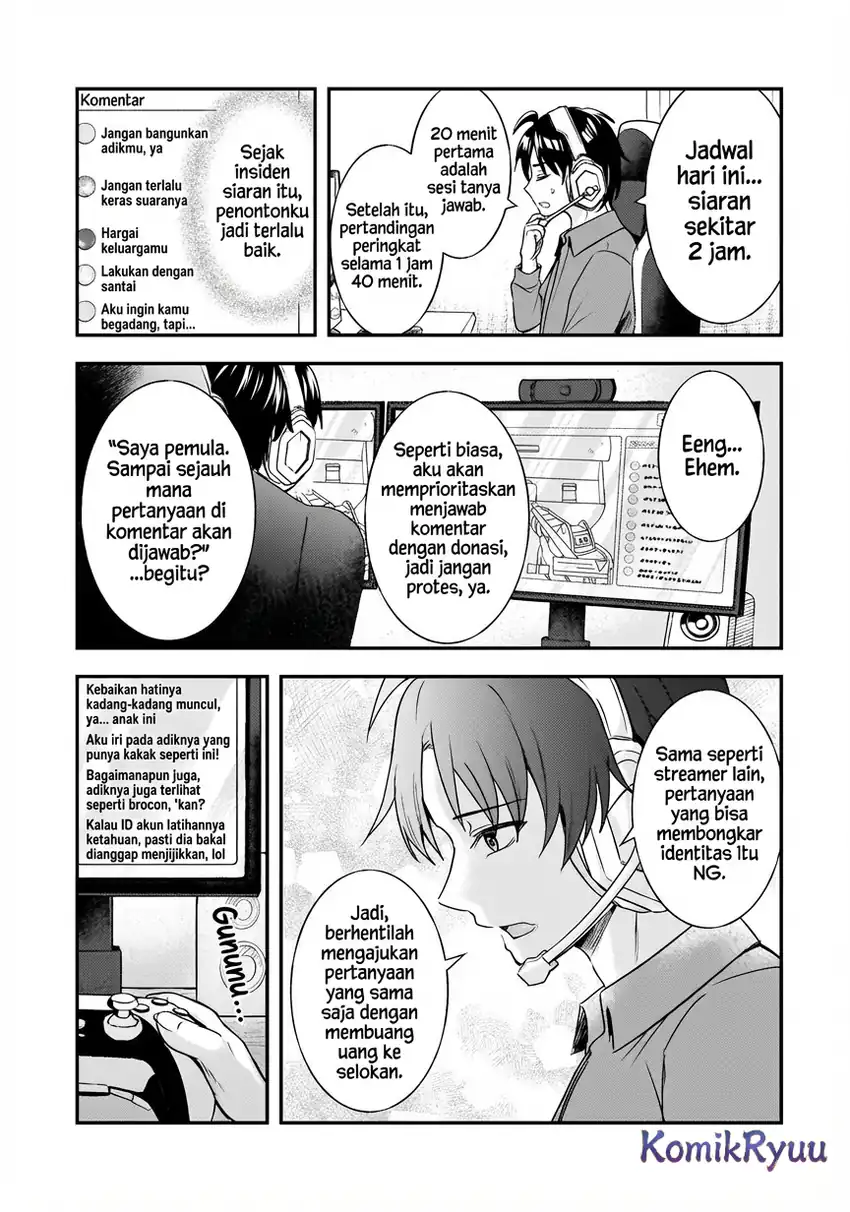 Aorikei Game Haishinsha (20-sai), Haishin no Kiri Wasure ni Yori Ii Hito Bare Suru. Chapter 6 - Halaman 17