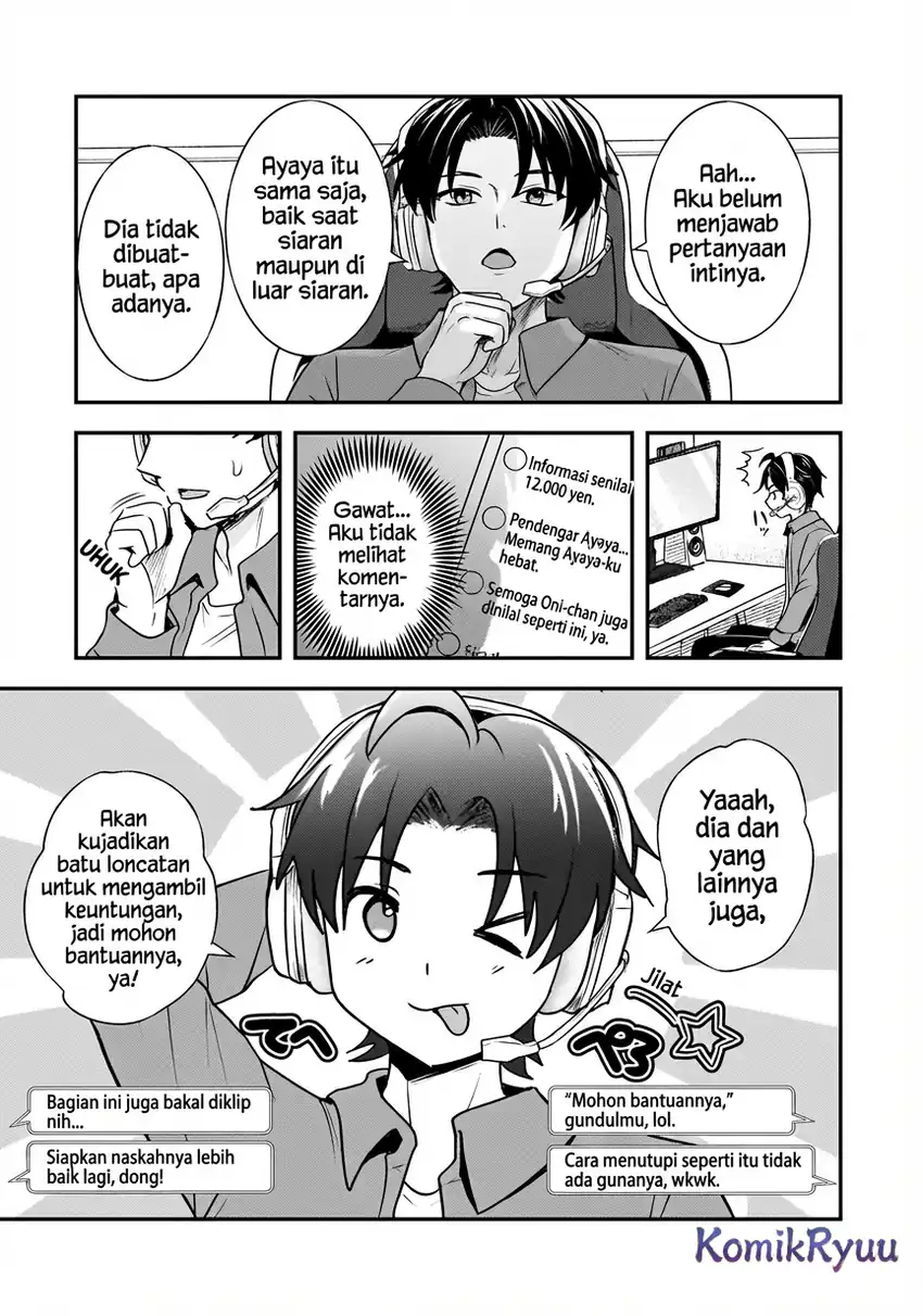 Aorikei Game Haishinsha (20-sai), Haishin no Kiri Wasure ni Yori Ii Hito Bare Suru. Chapter 6 - Halaman 24