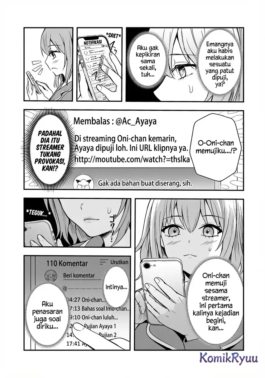 Aorikei Game Haishinsha (20-sai), Haishin no Kiri Wasure ni Yori Ii Hito Bare Suru. Chapter 6 - Halaman 27