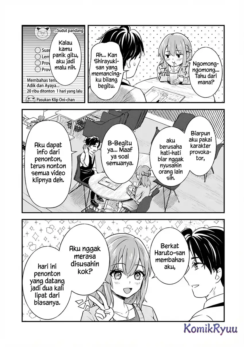 Aorikei Game Haishinsha (20-sai), Haishin no Kiri Wasure ni Yori Ii Hito Bare Suru. Chapter 7 - Halaman 9