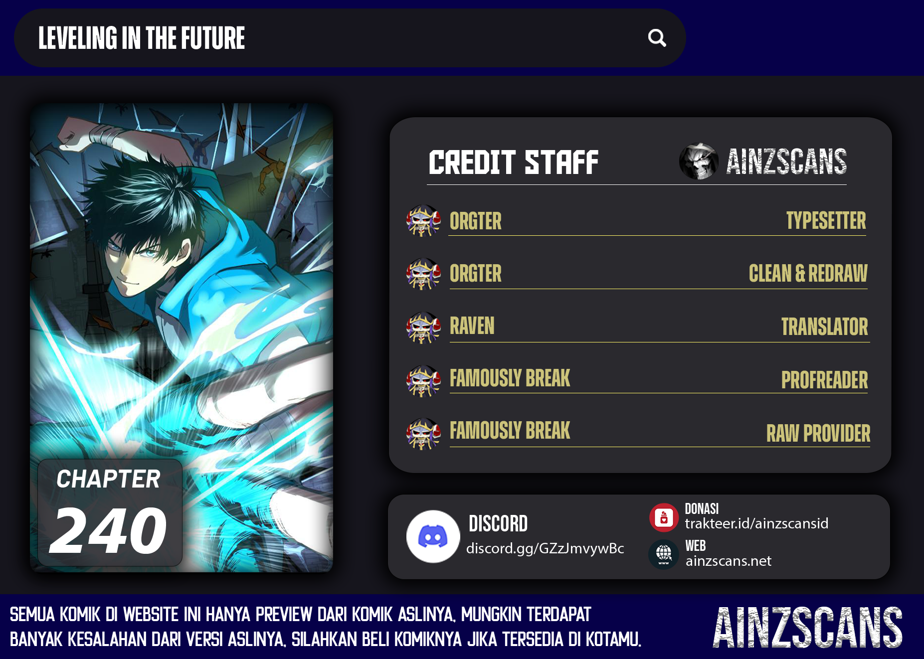 Komik Apex Future Martial Arts Chapter 240 gambar 1