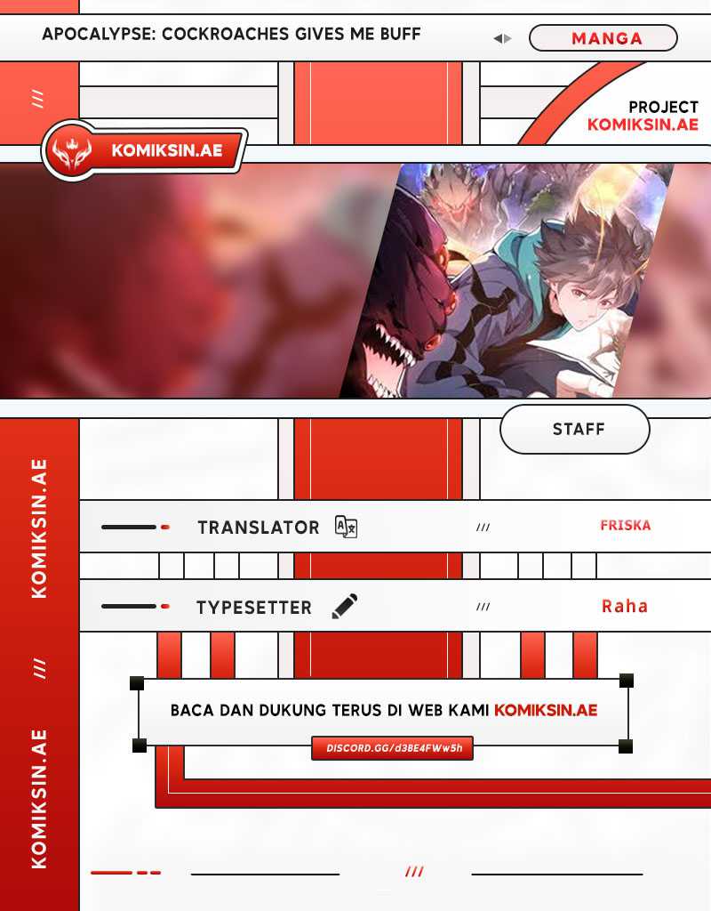 Komik Apocalypse: Cockroaches Gives Me Buff Chapter 12 gambar 1