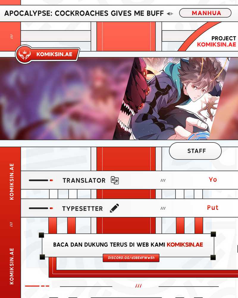 Komik Apocalypse: Cockroaches Gives Me Buff Chapter 26 gambar 1