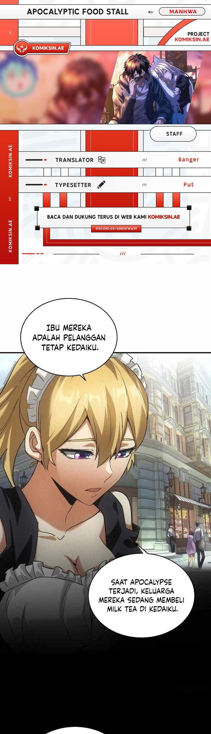 Komik Apocalyptic Food stall Chapter 8 gambar 1