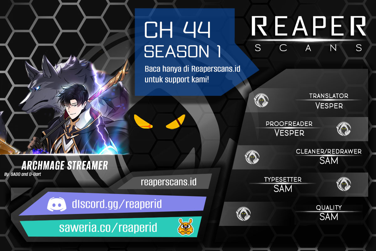 Archmage Streamer Chapter 44 halaman 1