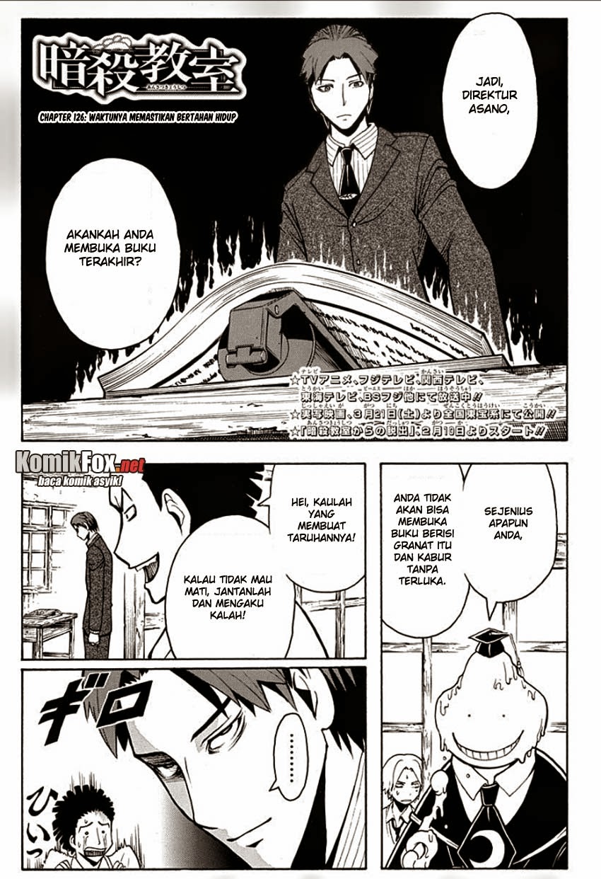 Komik Assassination Classroom Chapter 126 gambar 1