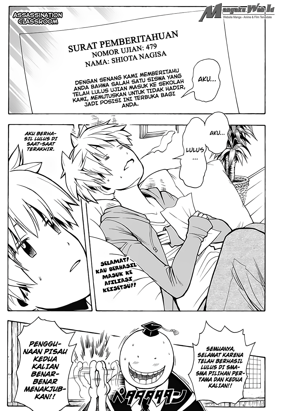 Komik Assassination Classroom Chapter 162 gambar 1