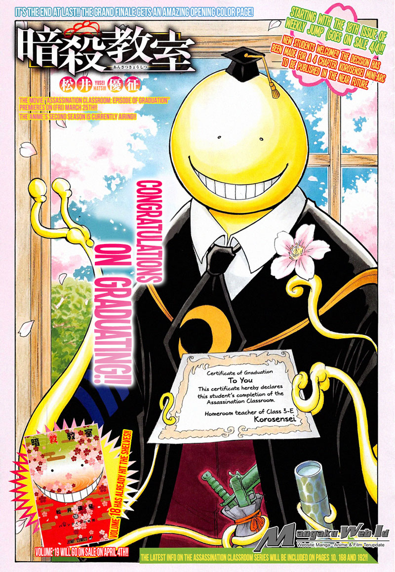 Manga Assassination Classroom Chapter 180 gambar 2