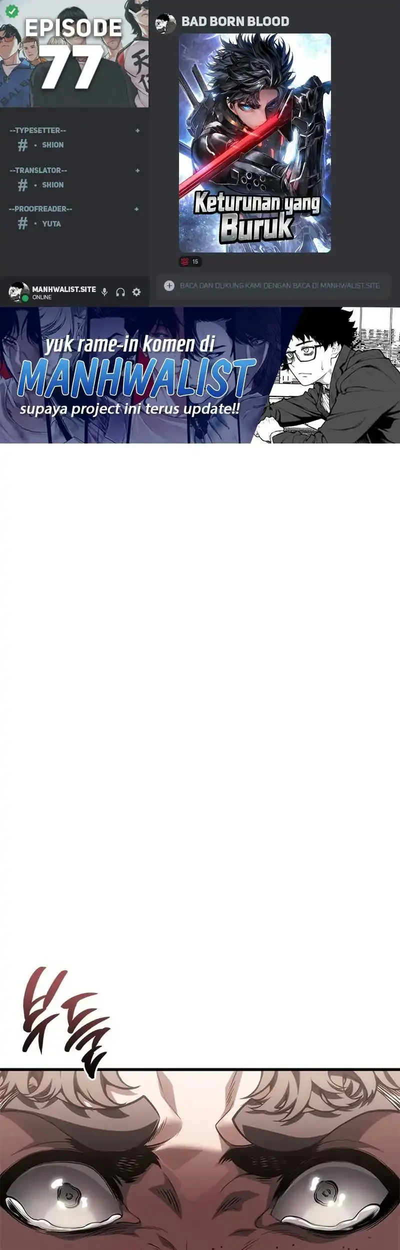 Komik Bad Born Blood Chapter 77 gambar 1