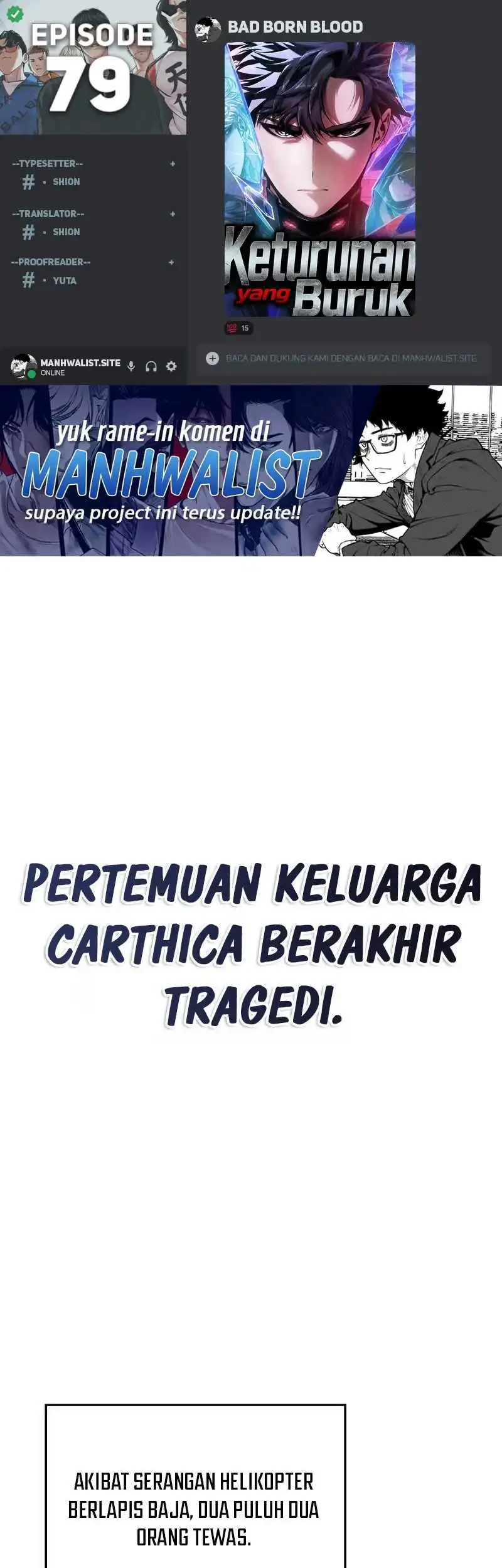 Komik Bad Born Blood Chapter 79 gambar 1