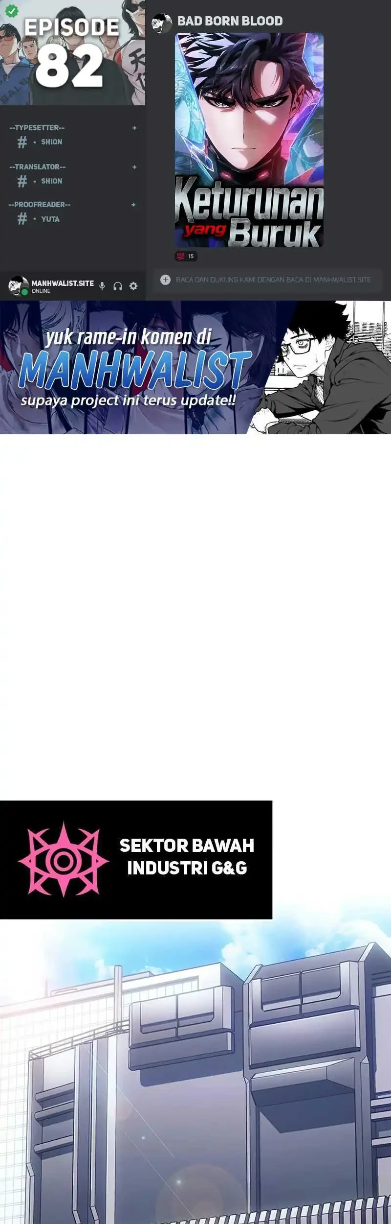 Komik Bad Born Blood Chapter 82 gambar 1