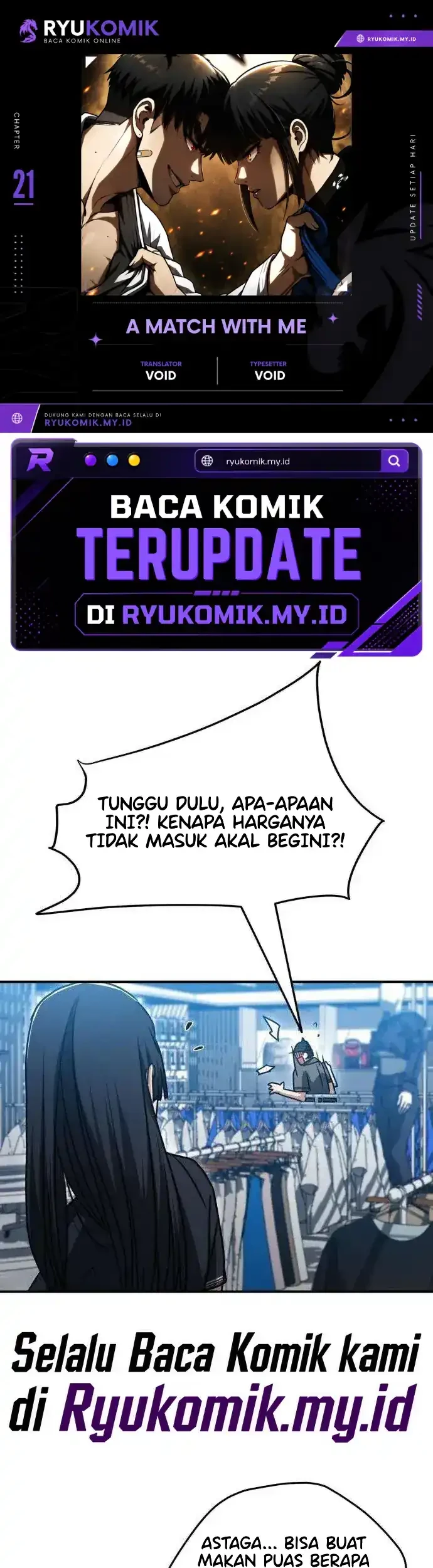 Komik Baku hantam yok Chapter 21 gambar 1