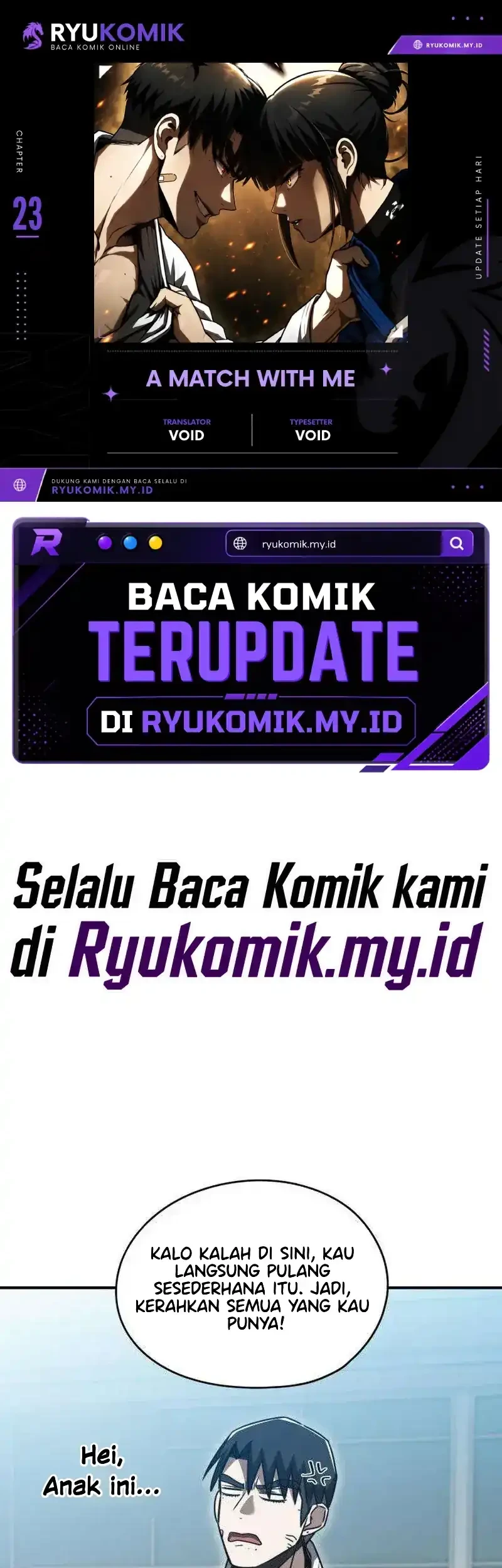 Komik Baku hantam yok Chapter 23 gambar 1