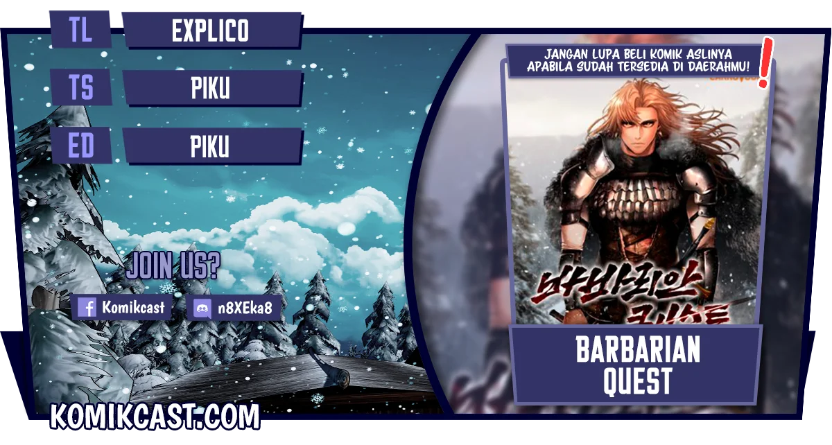 Komik Barbarian Quest Chapter 21 gambar 1