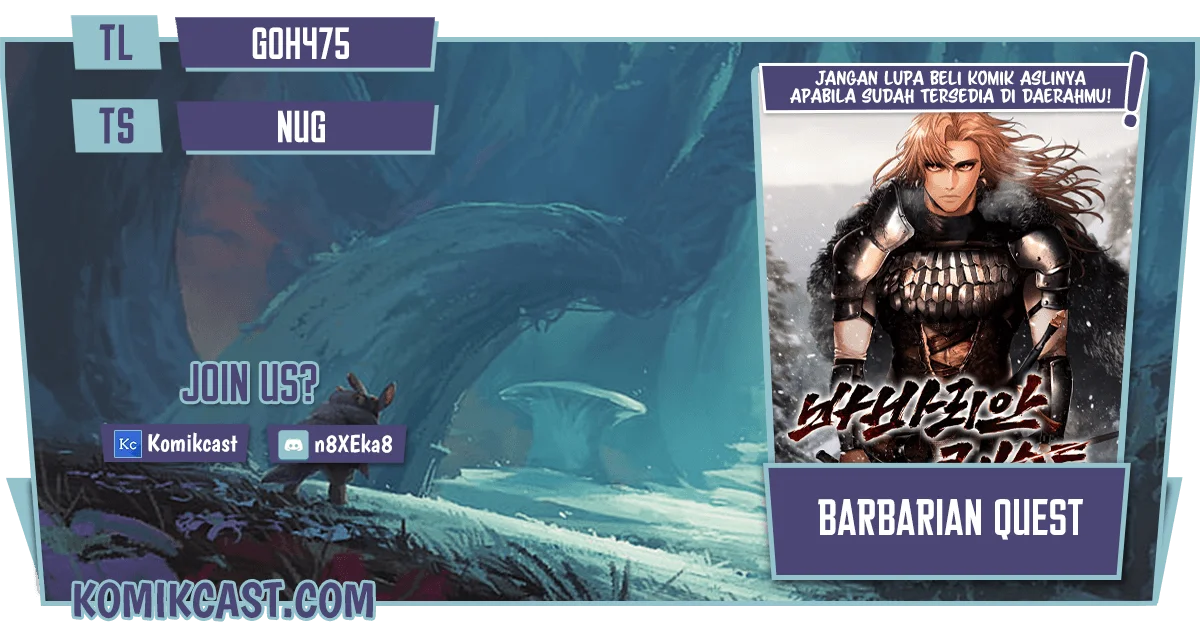 Komik Barbarian Quest Chapter 6 gambar 1
