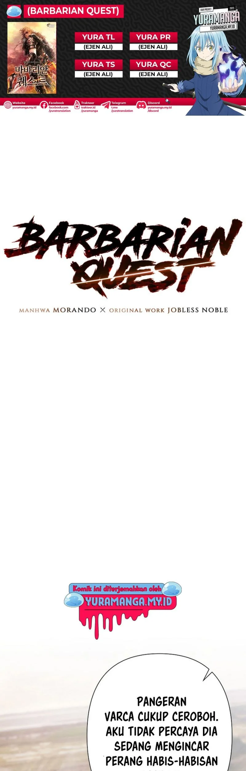 Komik Barbarian Quest Chapter 80 gambar 1