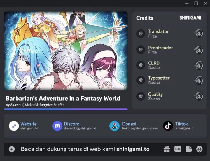 Komik Barbarian’s Adventure In A Fantasy World Chapter 37 gambar 1