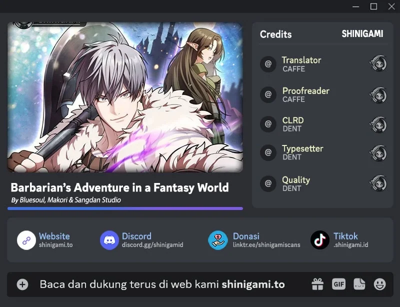 Komik Barbarian’s Adventure In A Fantasy World Chapter 51 gambar 1