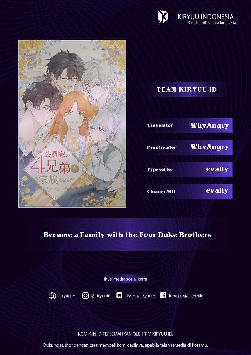 Komik Became a Family with the Four Duke Brothers Chapter 17 gambar 1