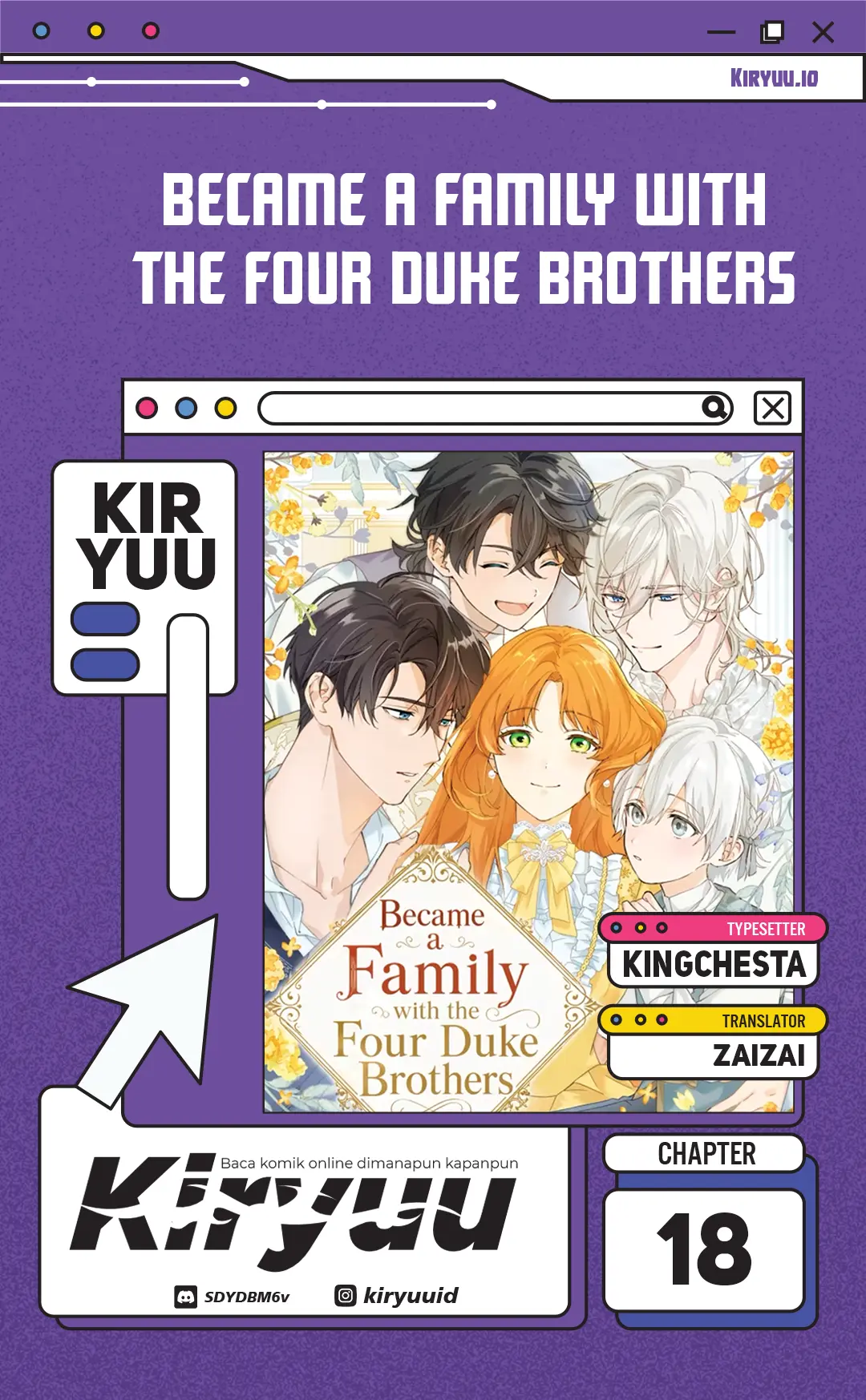Komik Became a Family with the Four Duke Brothers Chapter 18 gambar 1