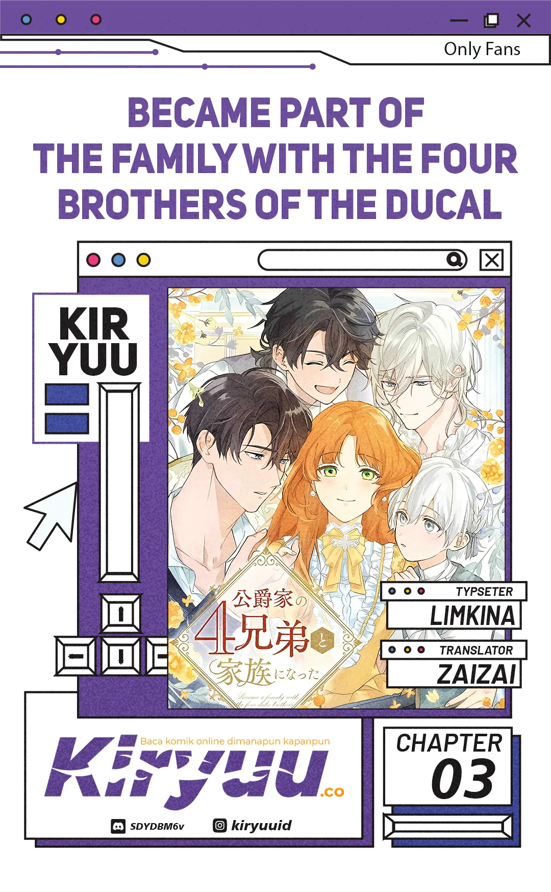 Komik Became a Family with the Four Duke Brothers Chapter 3 gambar 1