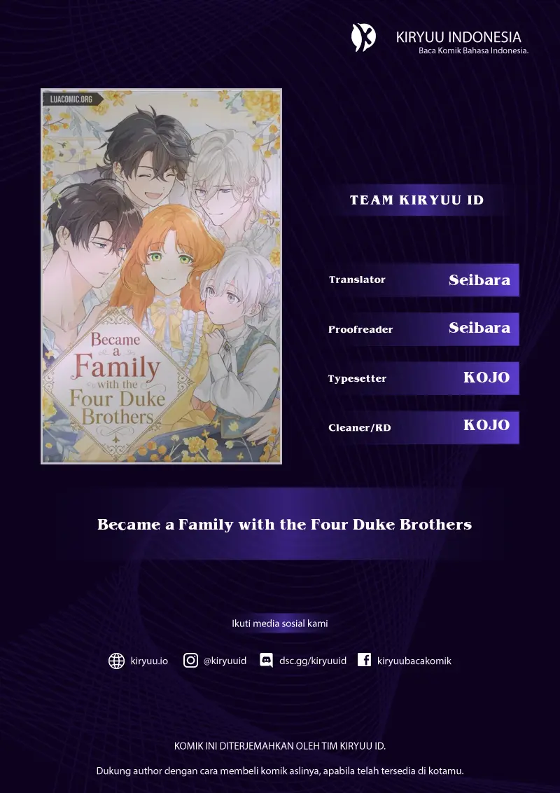 Komik Became a Family with the Four Duke Brothers Chapter 7 gambar 1
