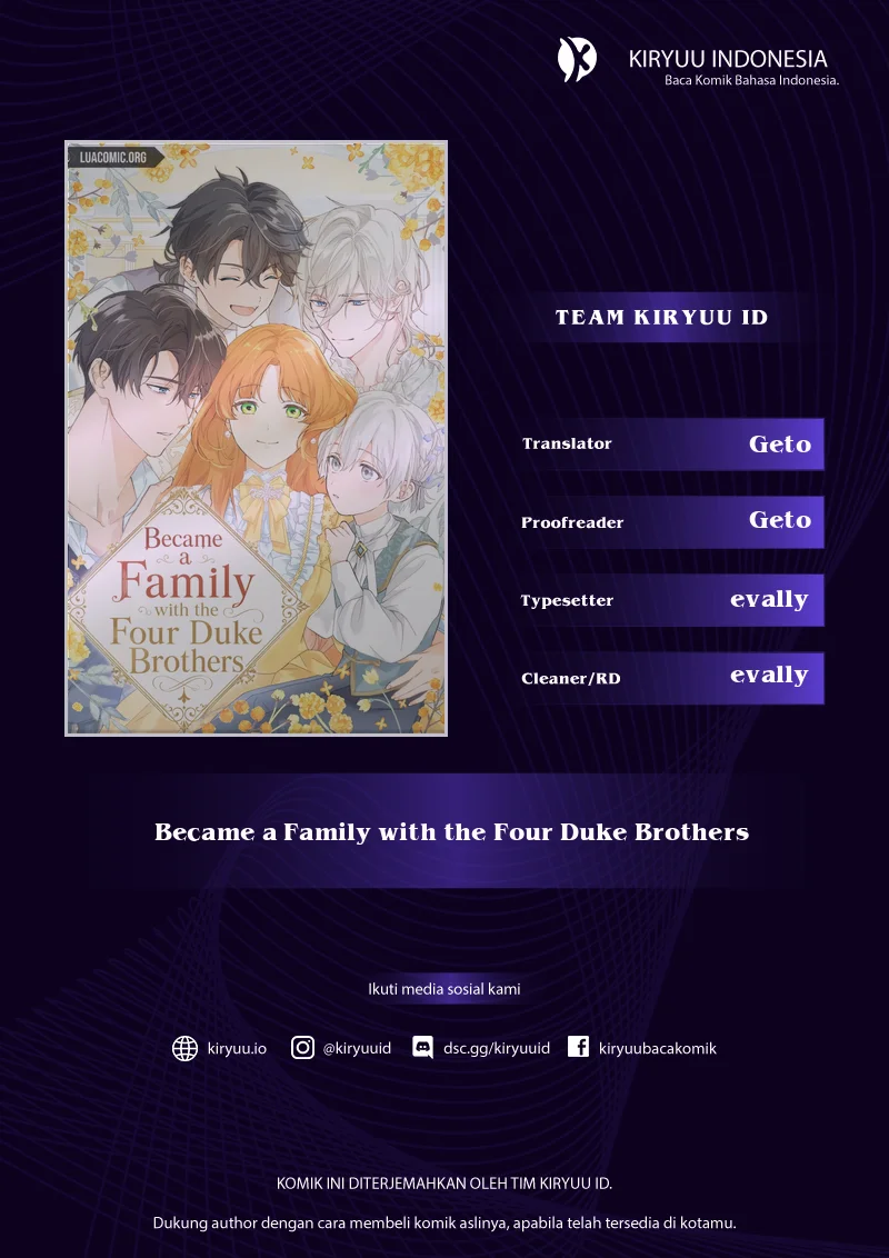 Komik Became a Family with the Four Duke Brothers Chapter 9 gambar 1