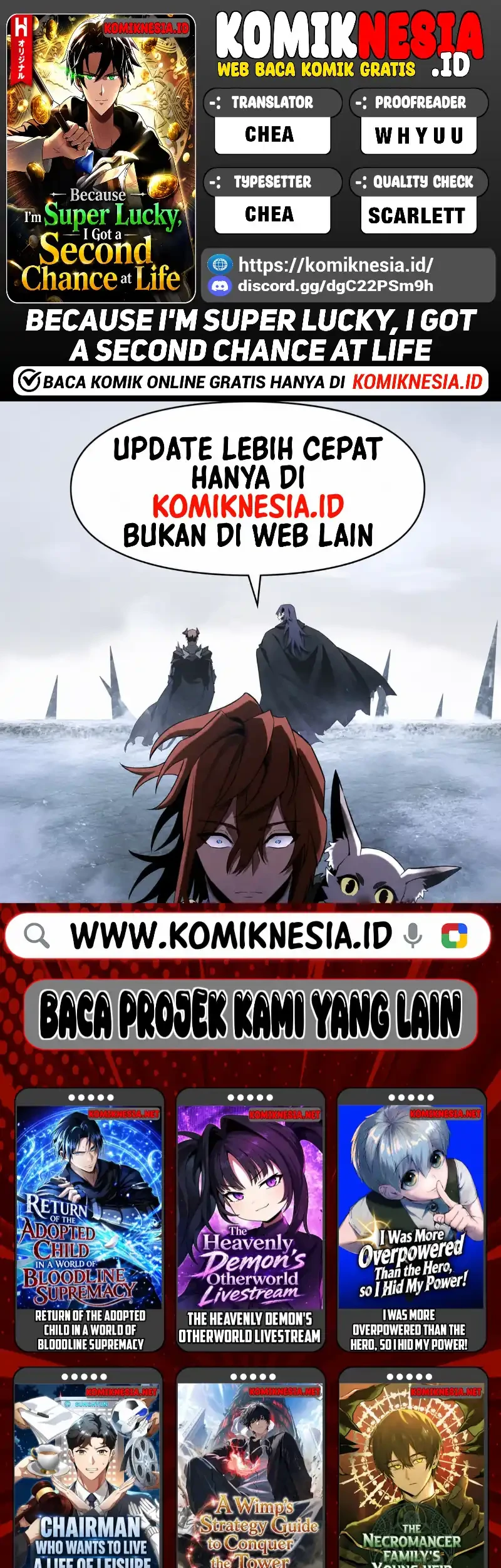 Komik Because I’m Super Lucky, I Got a Second Chance at Life Chapter 26 gambar 1