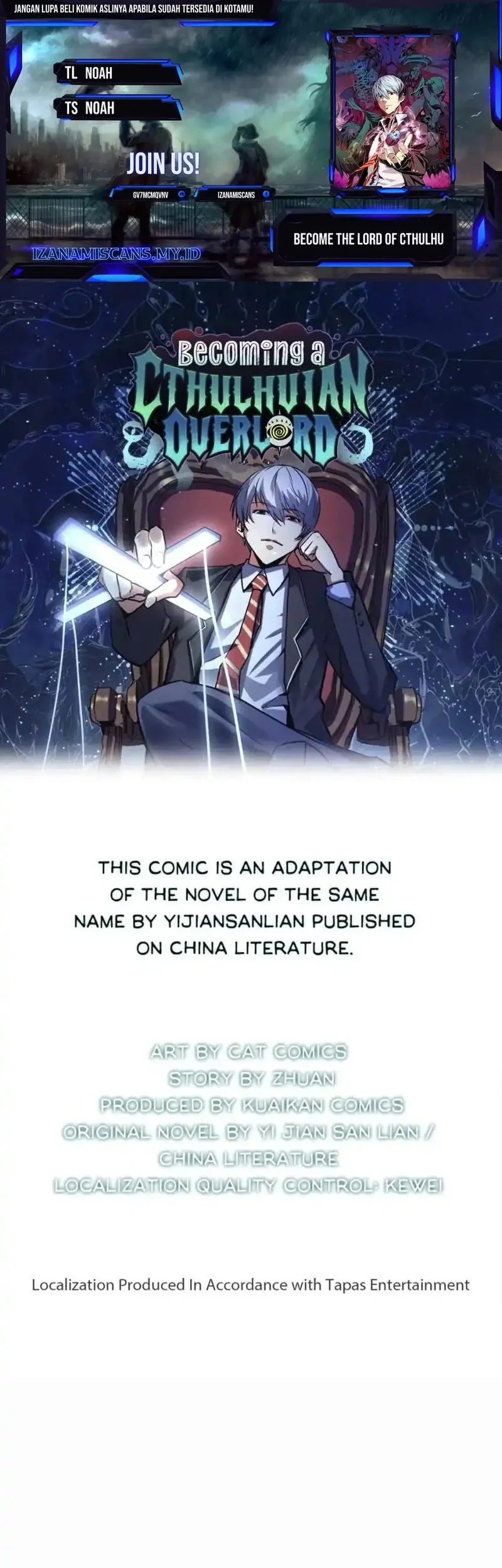 Komik Become The Lord Of Cthulhu Chapter 27 gambar 1