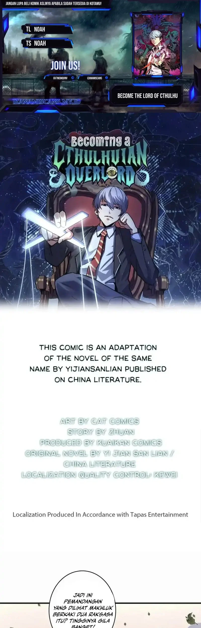 Komik Become The Lord Of Cthulhu Chapter 28 gambar 1