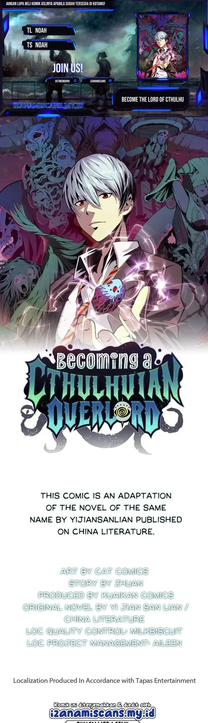 Komik Become The Lord Of Cthulhu Chapter 42 gambar 1