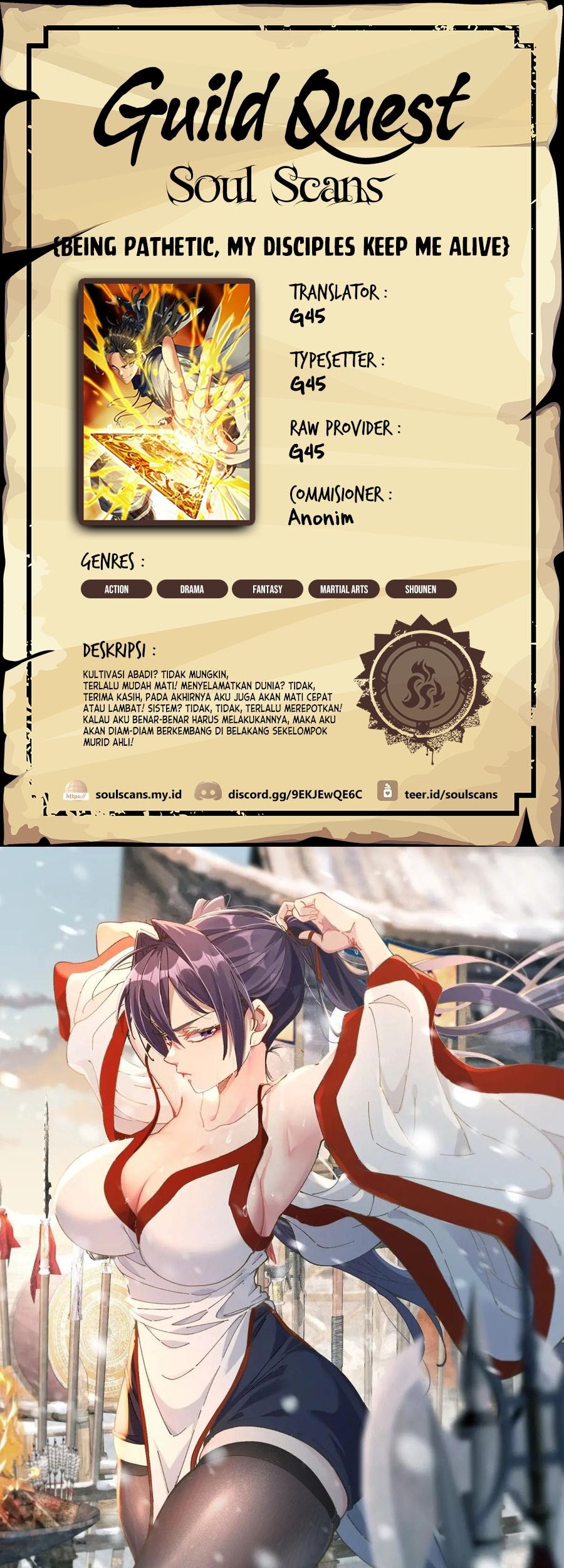 Komik Being Pathetic, My Disciples Keep Me Alive Chapter 8 gambar 1