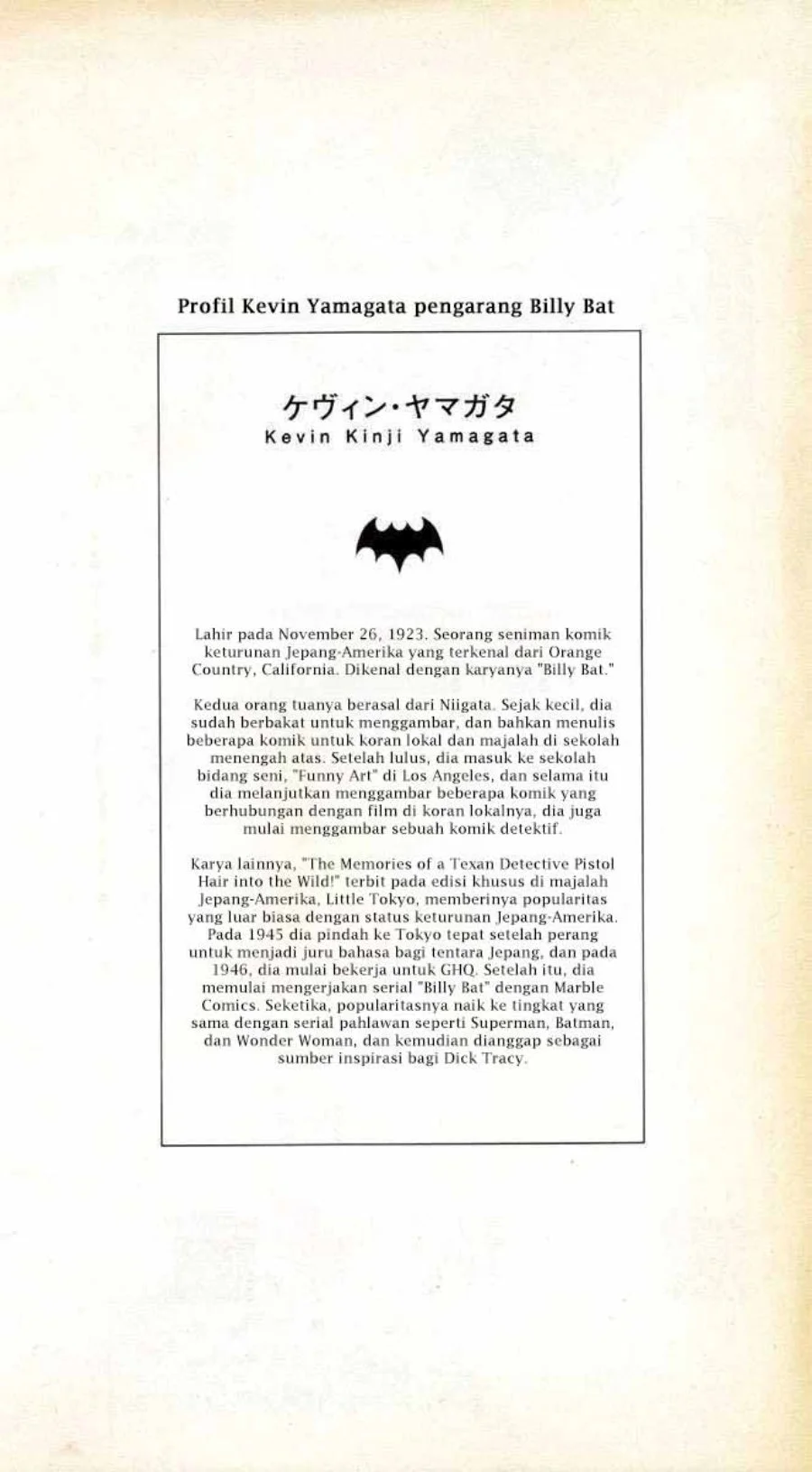 Manga Billy Bat Chapter 2 gambar 2