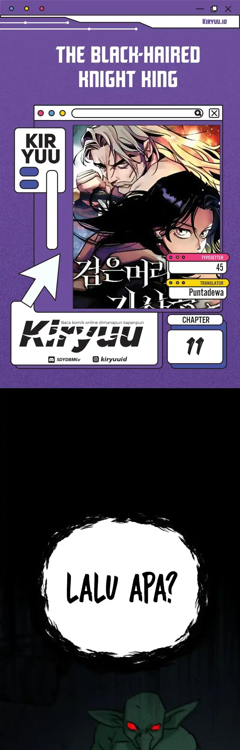 Komik Black-Haired Knight King Chapter 11 gambar 1