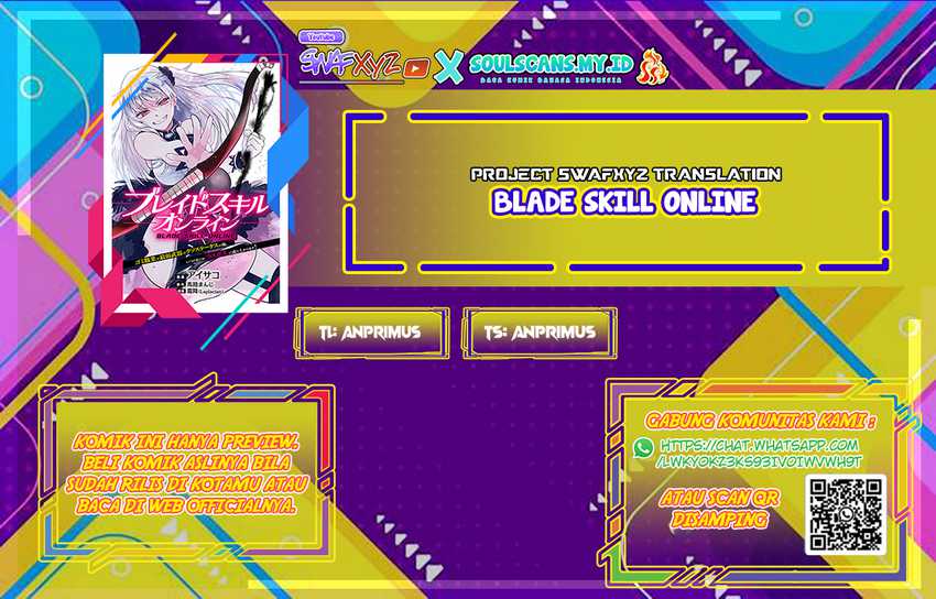 Komik Blade Skill Online: Gomi Shokugyou de Saijaku Bukide Kuso Status no Ore, Itsunomanika “Last Boss” ni Nariagarimasu! Chapter 6 gambar 1
